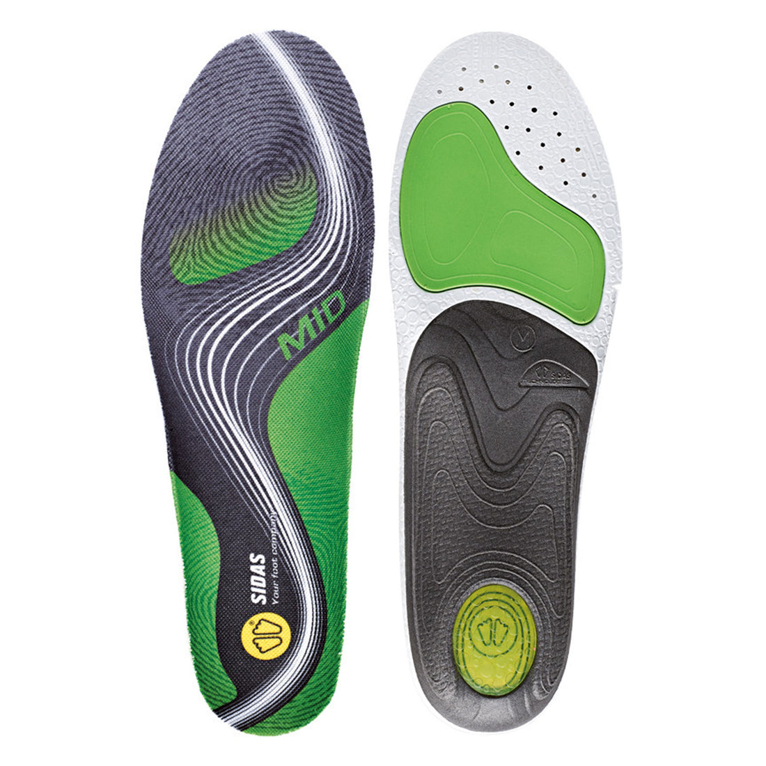3Feet Activ Mid Insoles - Green