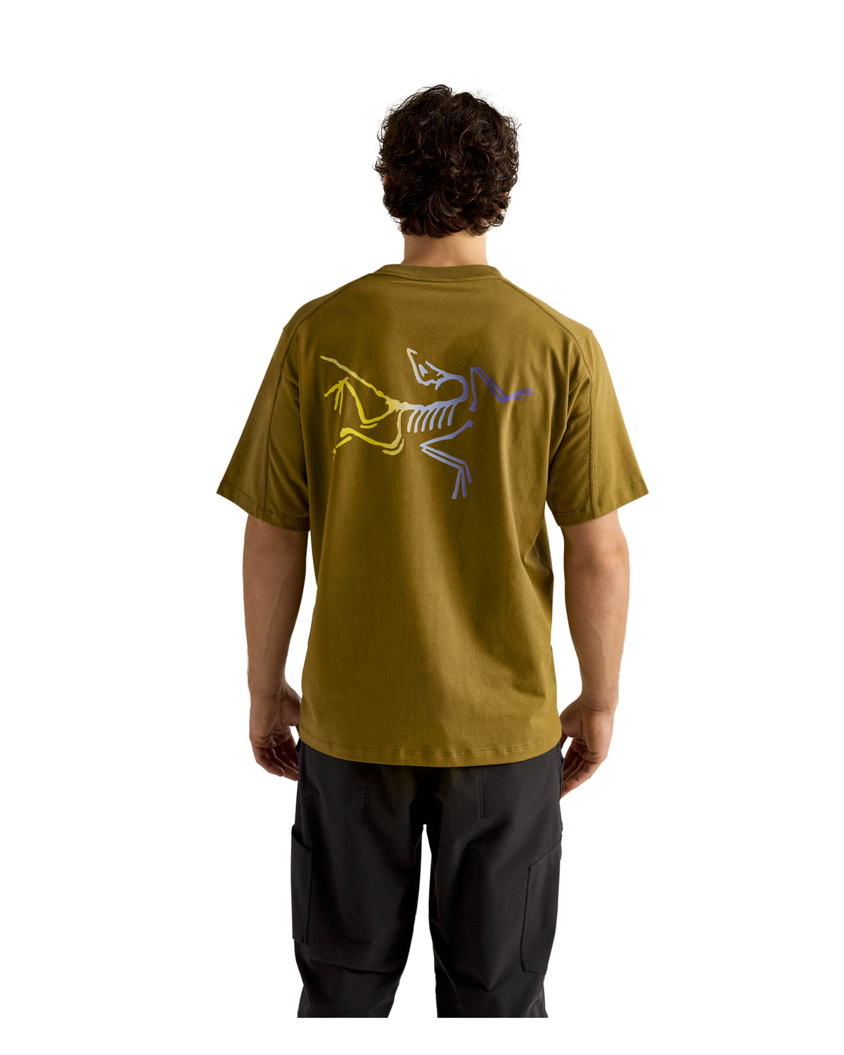 Kragg Cotton Logo Shirt SS Mens - Bracken