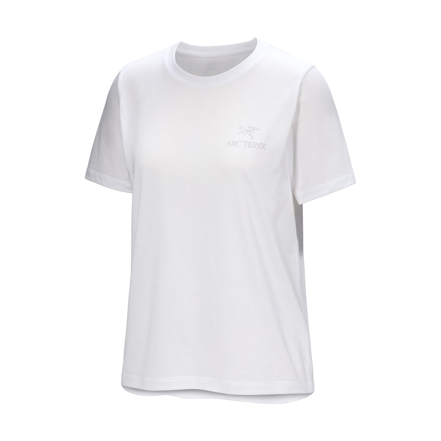 Kragg SL Cotton Emblem SS Womens - White Light