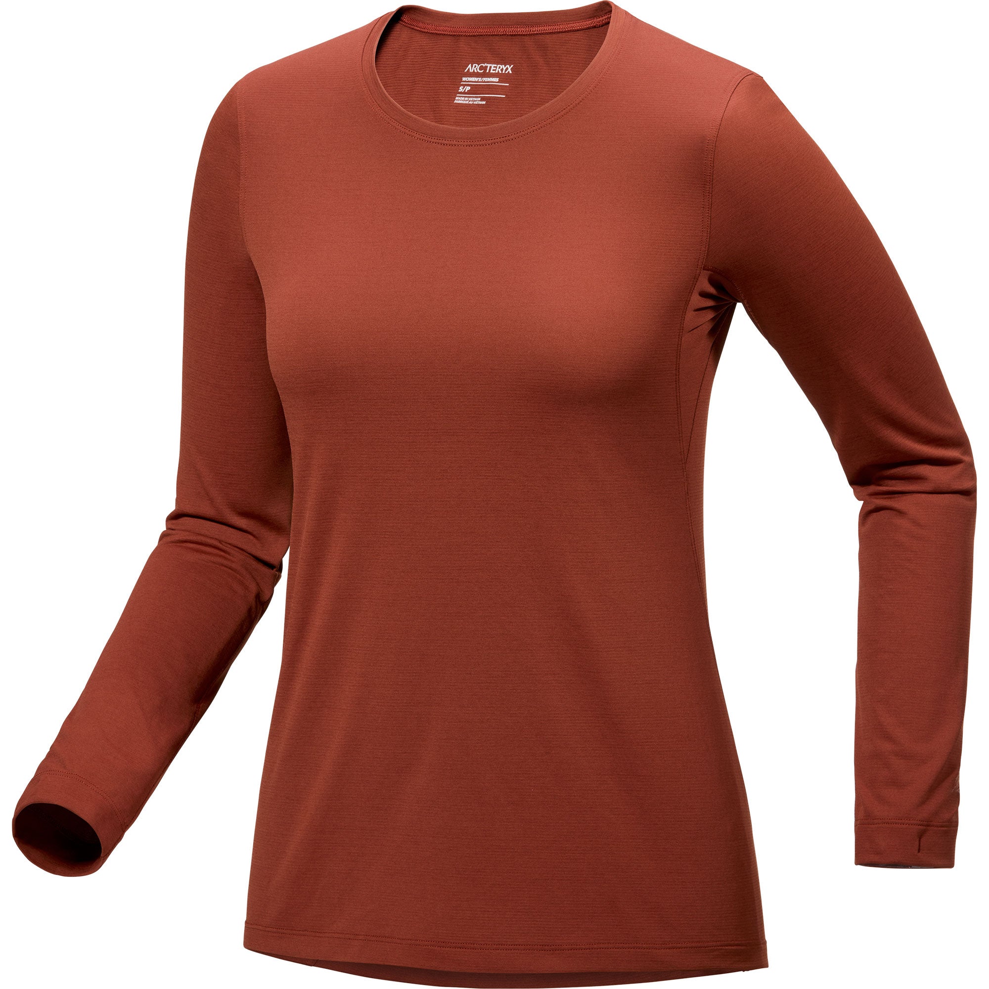 Taema Crew Long Sleeve Womens - Sequoia Heather
