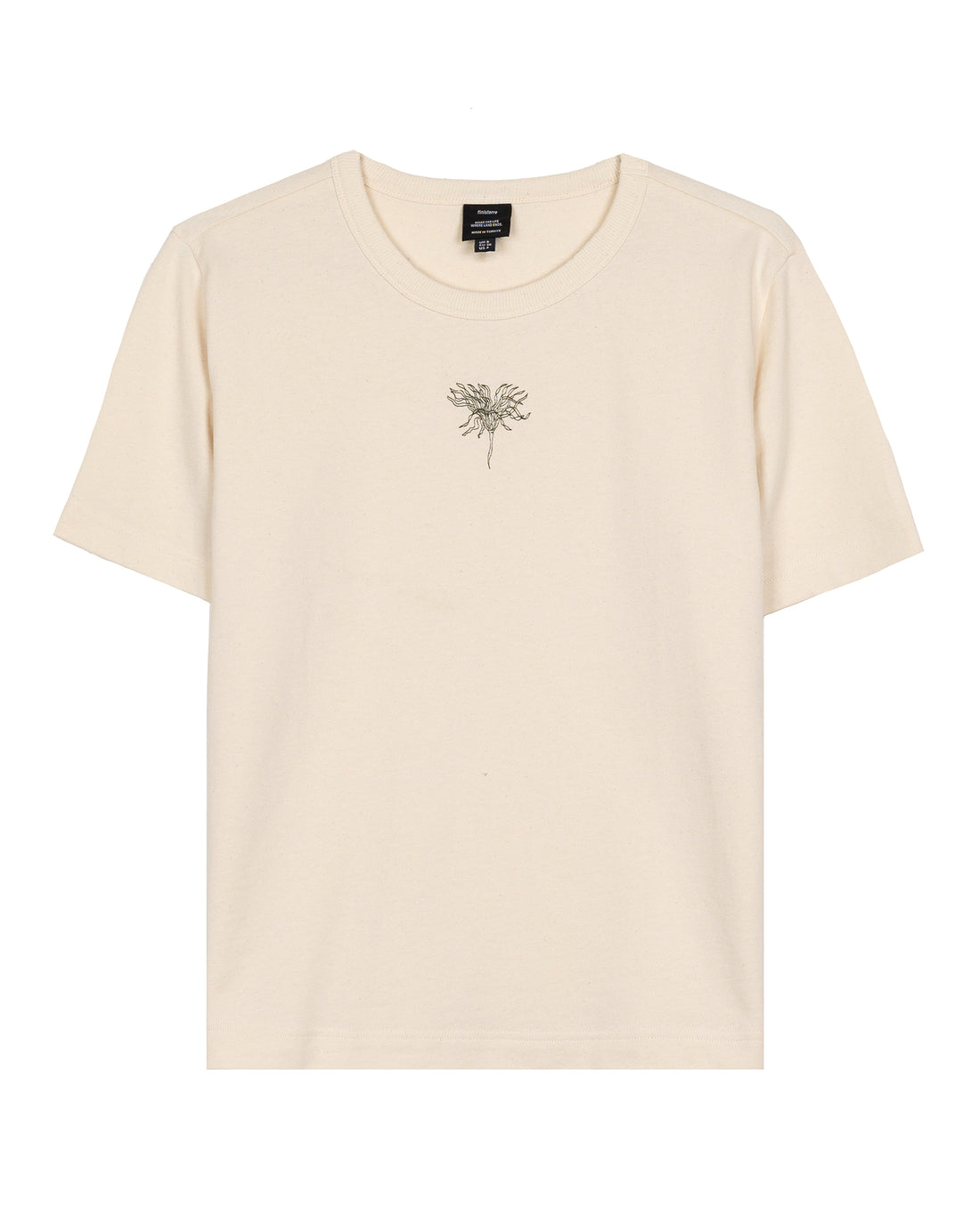 Floral Marine Orca SS Tee Womens - Natural Ecru