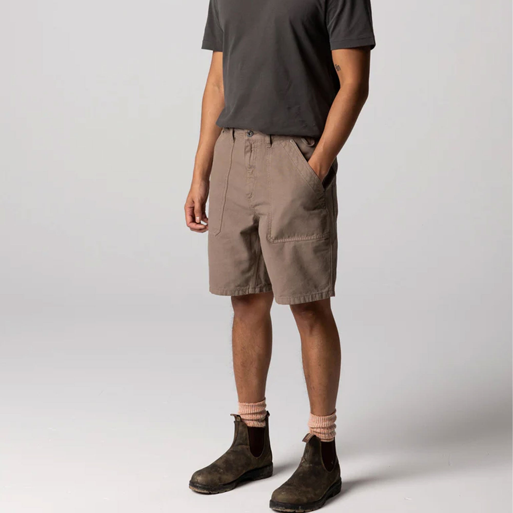 Finisterre Mens Basset Shorts Woodsmoke