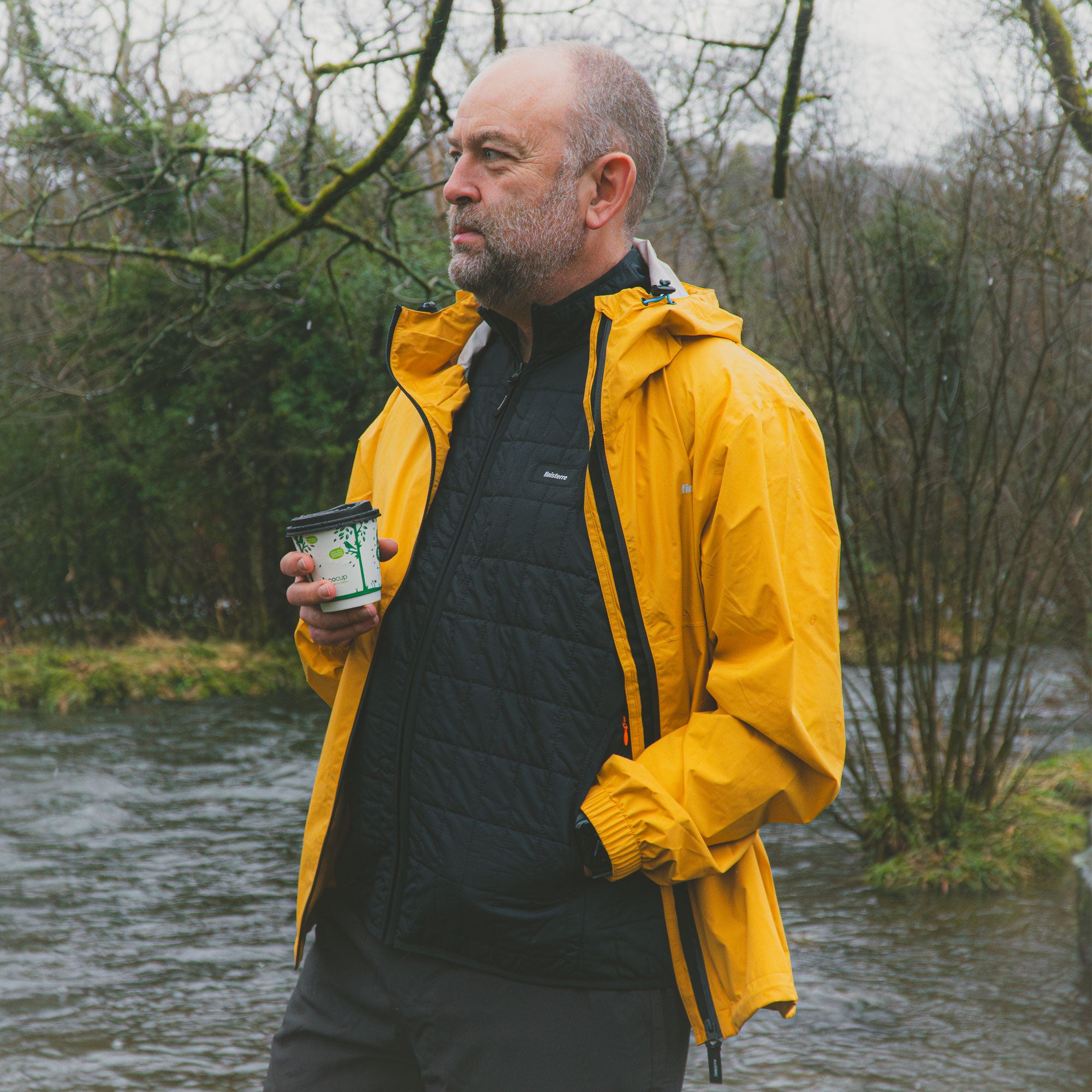 Rainbird Jacket Mens - Sun Glow