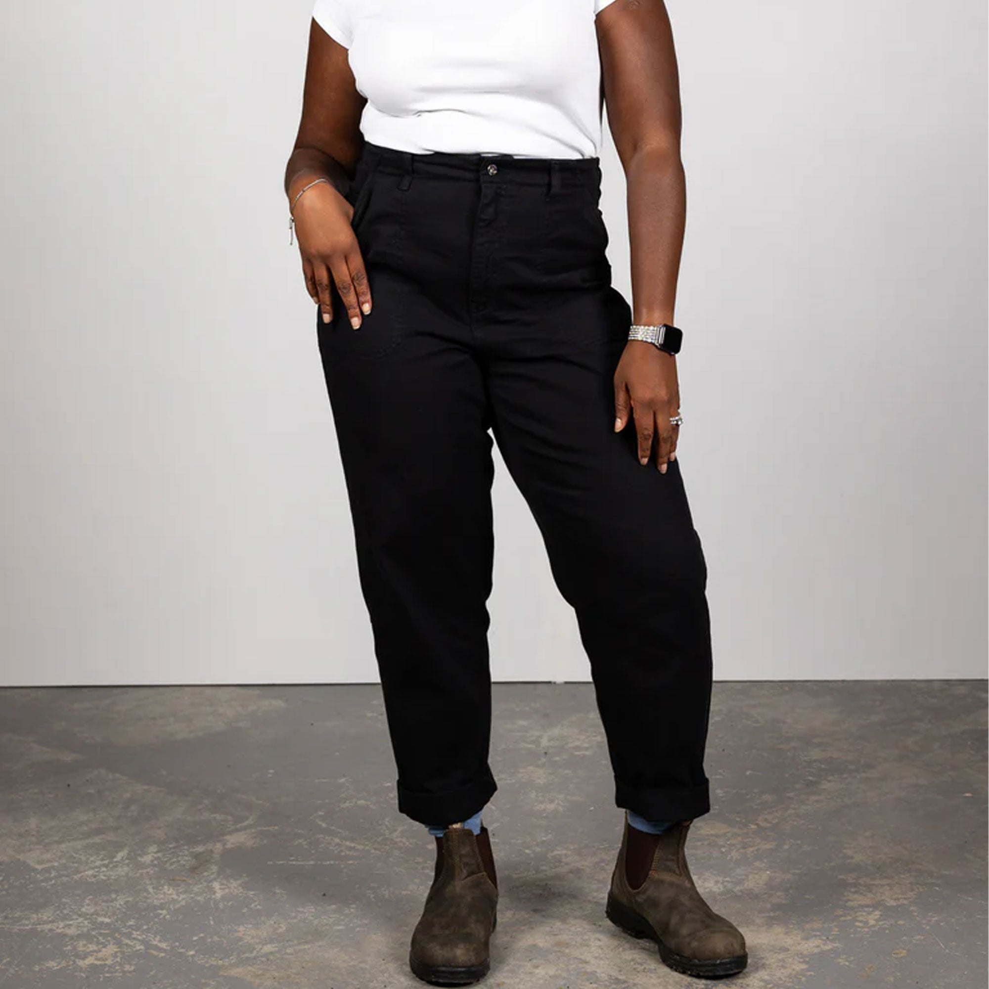 Finisterre - Yarrel Trouser Womens - Black FW2303-BK