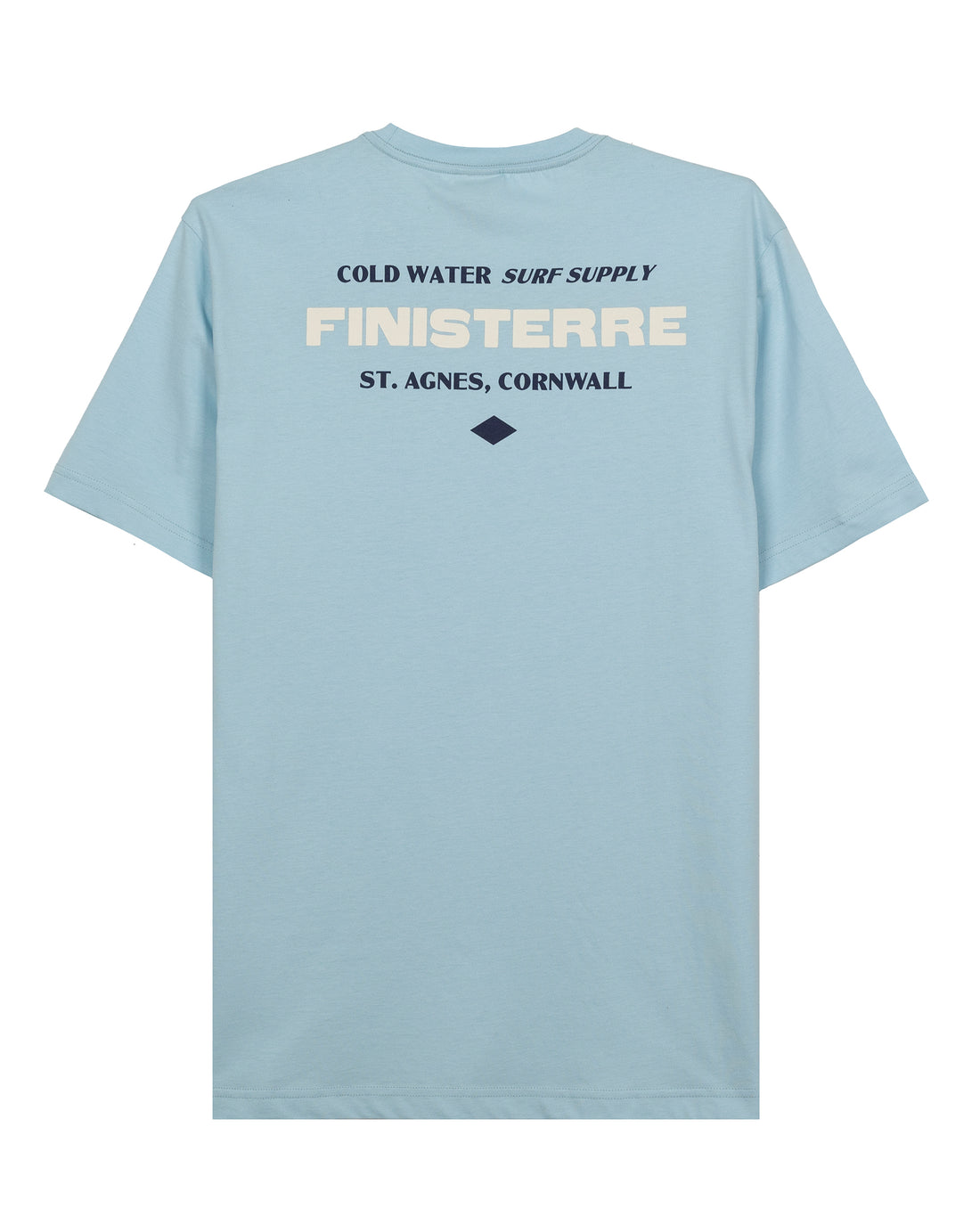 Letterpress SS Tee Mens - Sky