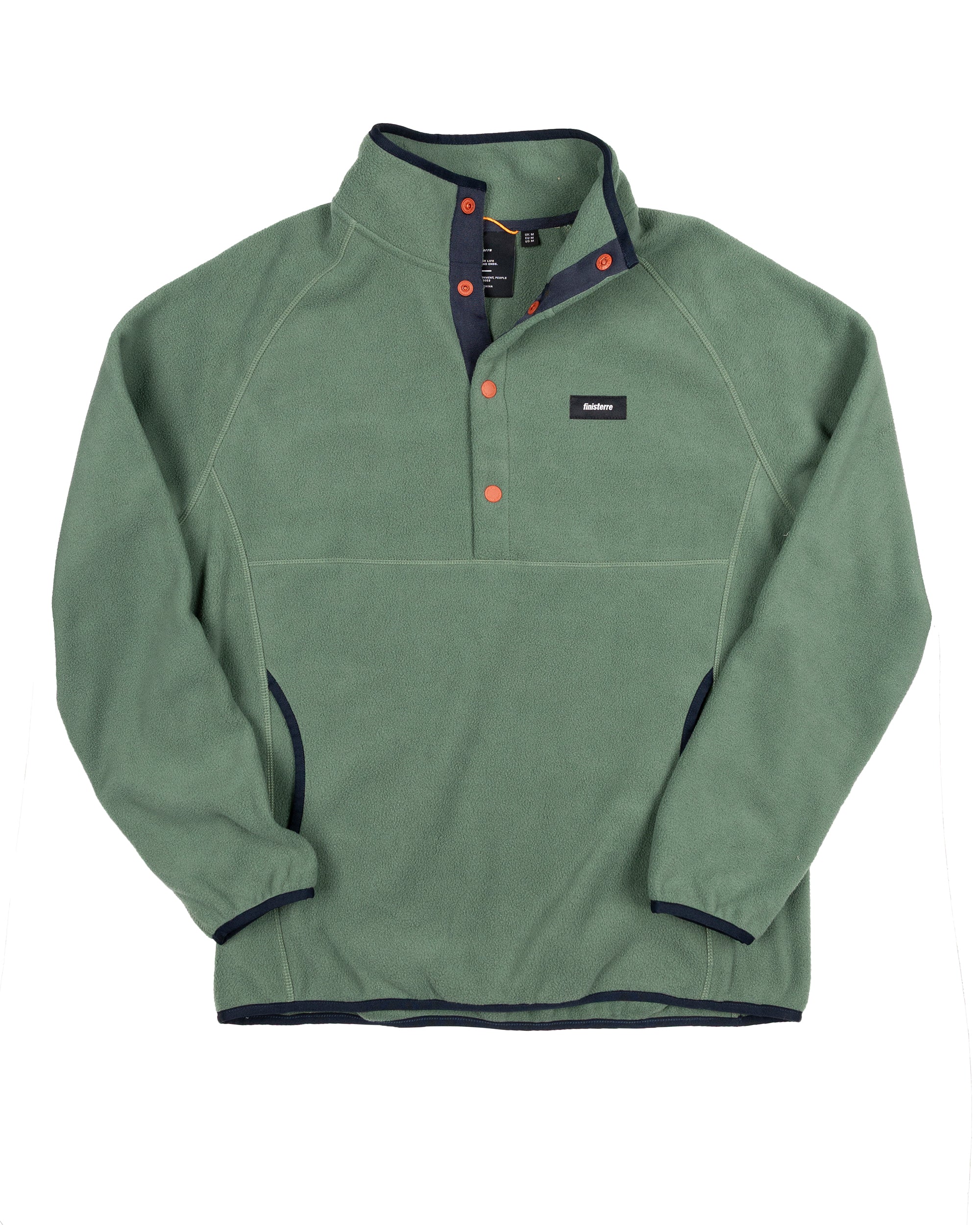 Axiom 1/4 Snap Fleece Mens - Sailboat Green