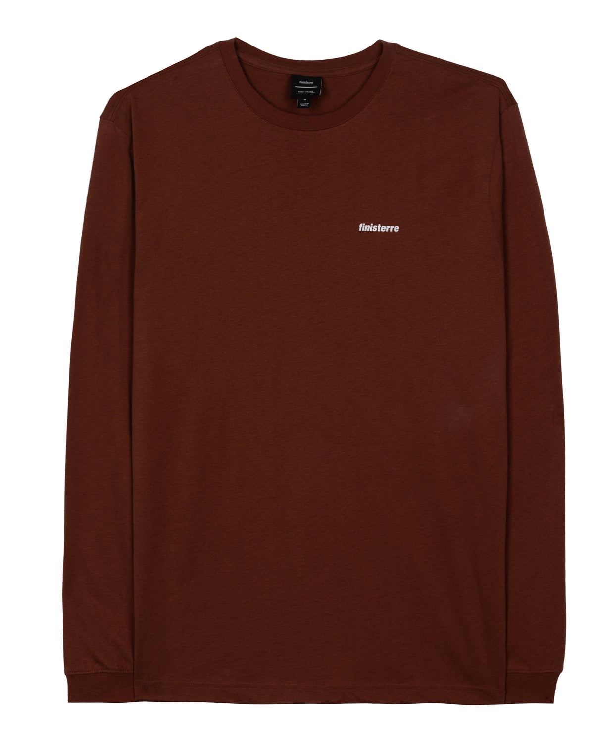 Harlyn Logo Long Sleeve Tee Mens - Mahogany Brown