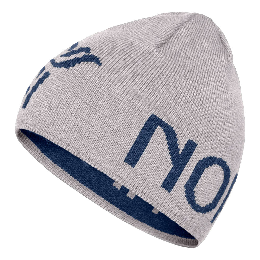 29 Mid MerinoUll Logo Beanie - Grey Melange