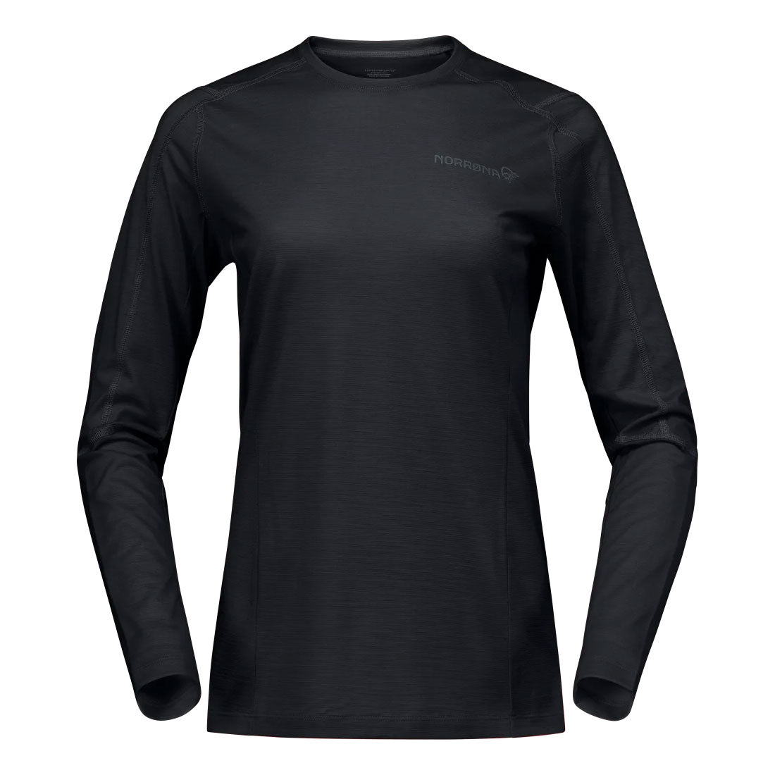 Falketind EqualiserUll Long Sleeve Womens - Caviar Black