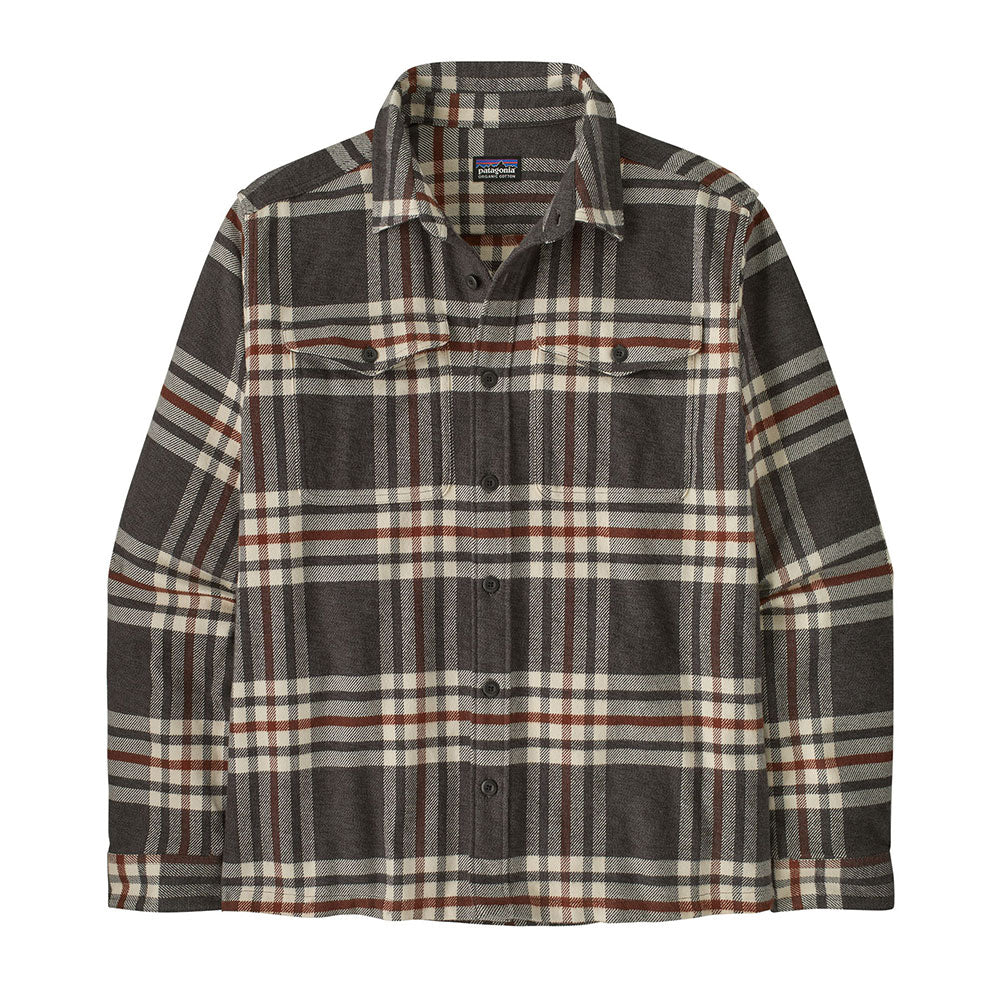 Fjord Flannel Shirt Mens - Catch: Ink Black