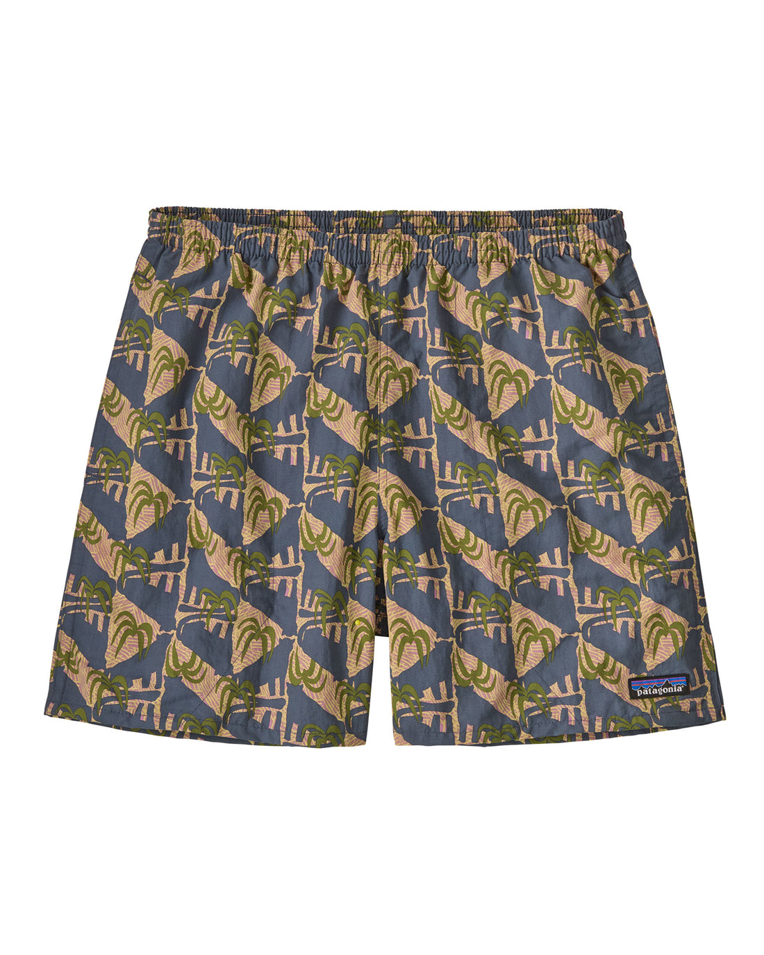 Baggies Shorts 5 Inch Mens - Jaguar Geo: Dolomite Blue