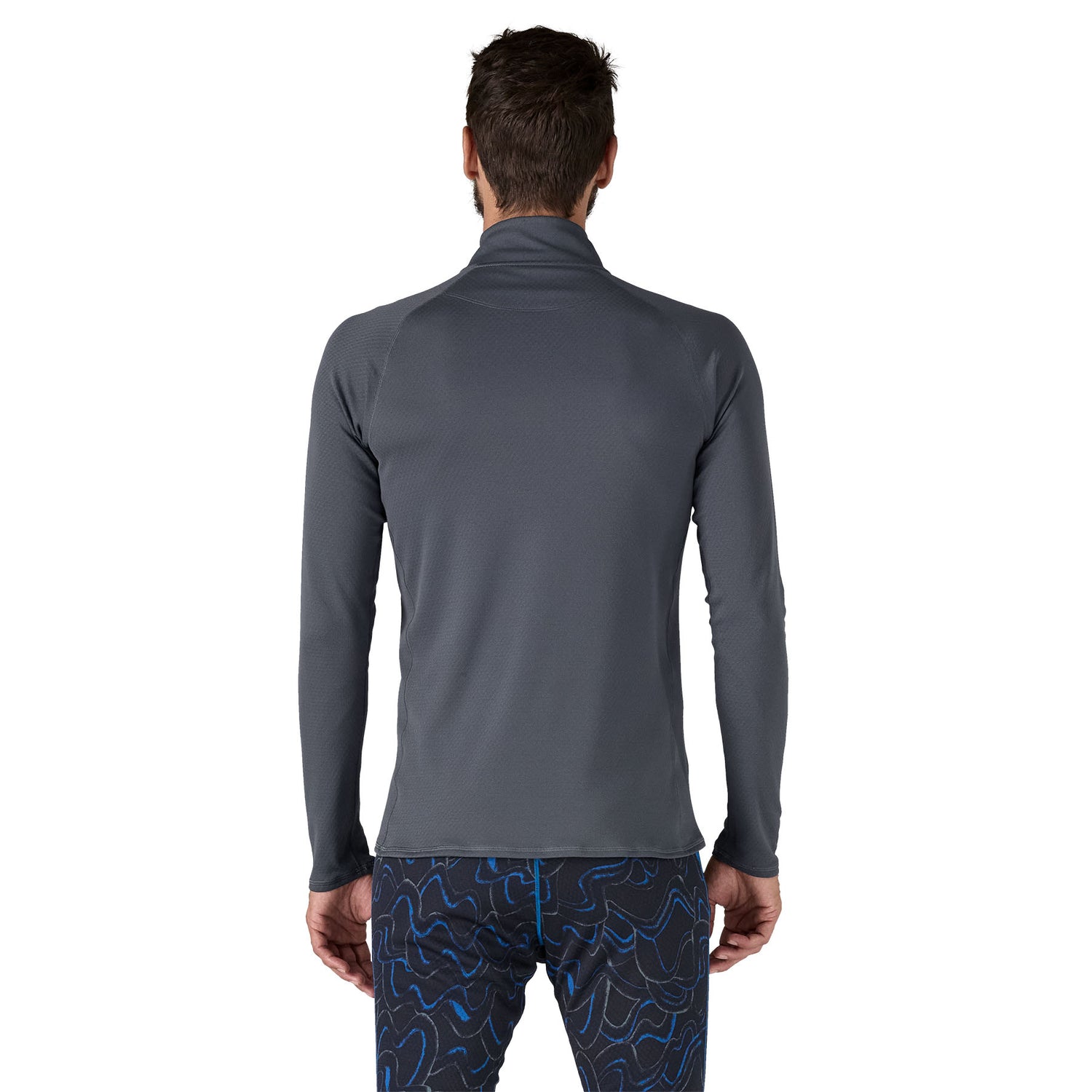Capilene Midweight Zip Neck Mens - Smolder Blue