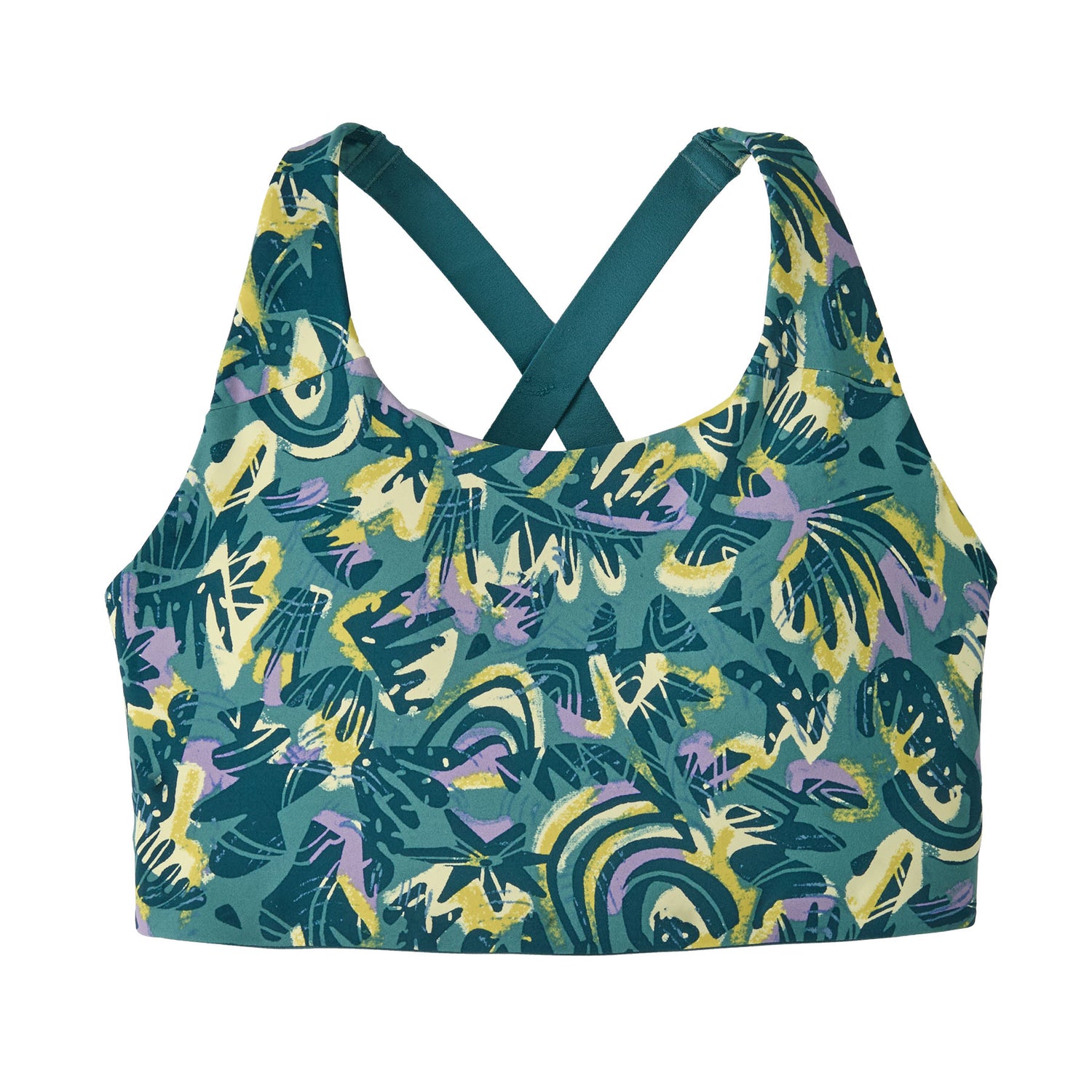 Shadowlite High Impact Adjustable Bra Womens - Wild Botanist: Wetland Blue