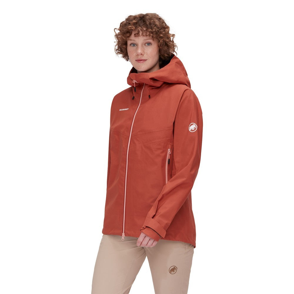 Crater IV HS Hooded Jacket Womens - Brick