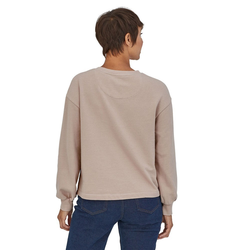 Regenerative Organic Certified Cotton Essential Pullover Womens - Shroom Taupe
