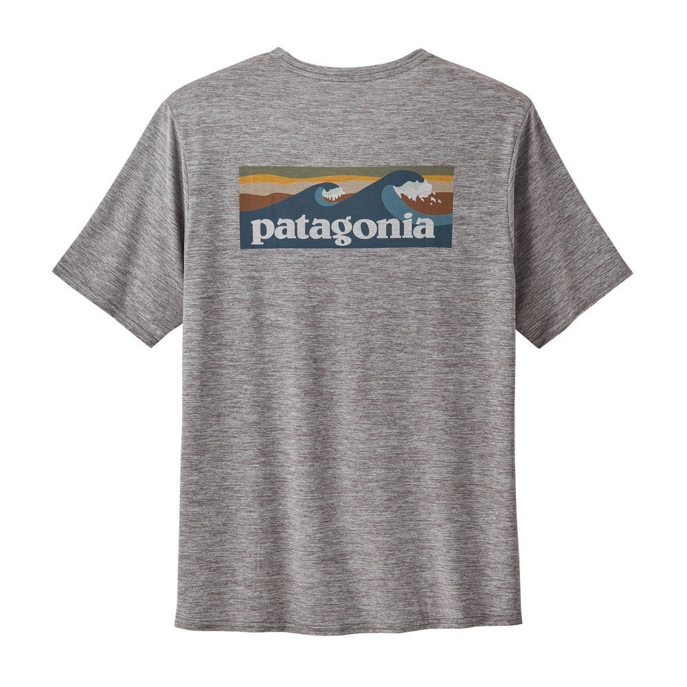 Cap Cool Daily Graphic Shirt Mens-Waters - Boardshort Logo Abalone Blue:Feather Grey