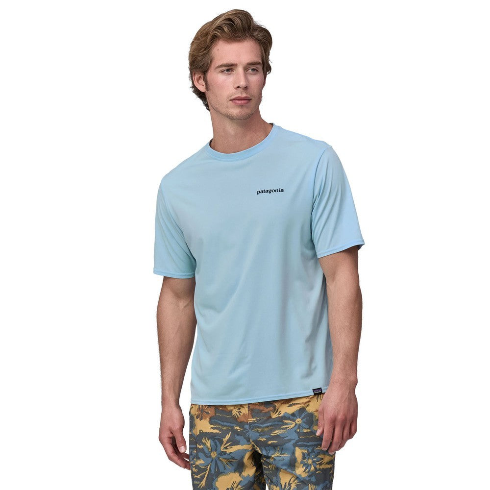 Cap Cool Daily Graphic Shirt Mens -Waters - Boardshort Logo: Chilled Blue