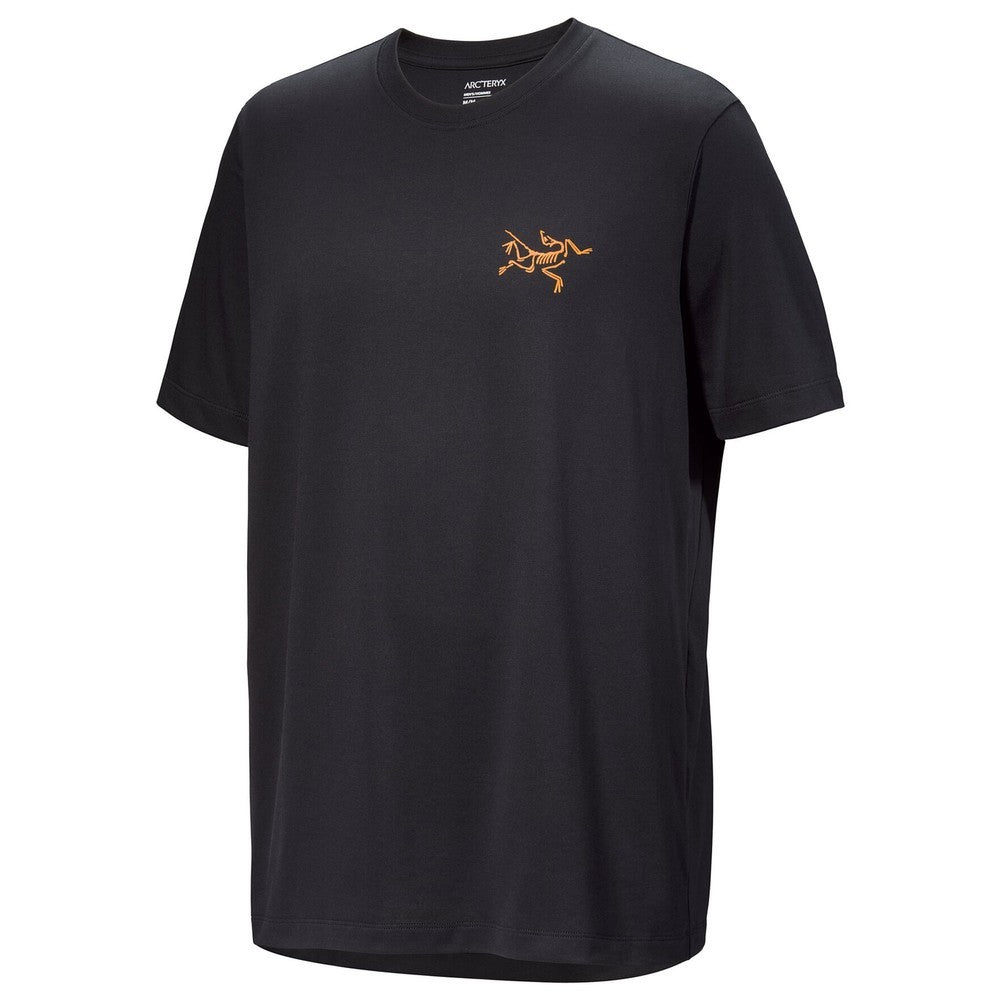 Brandol / ARC'TERYX アークテリクス メンズ Tシャツ エンブレム ロゴTシャツ クルーネック Mサイズ ブラック 24026  BLACK HEATHER M