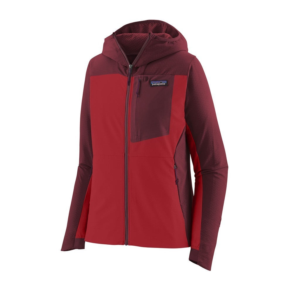 R1 Crossstrata Hoody Womens - Touring Red