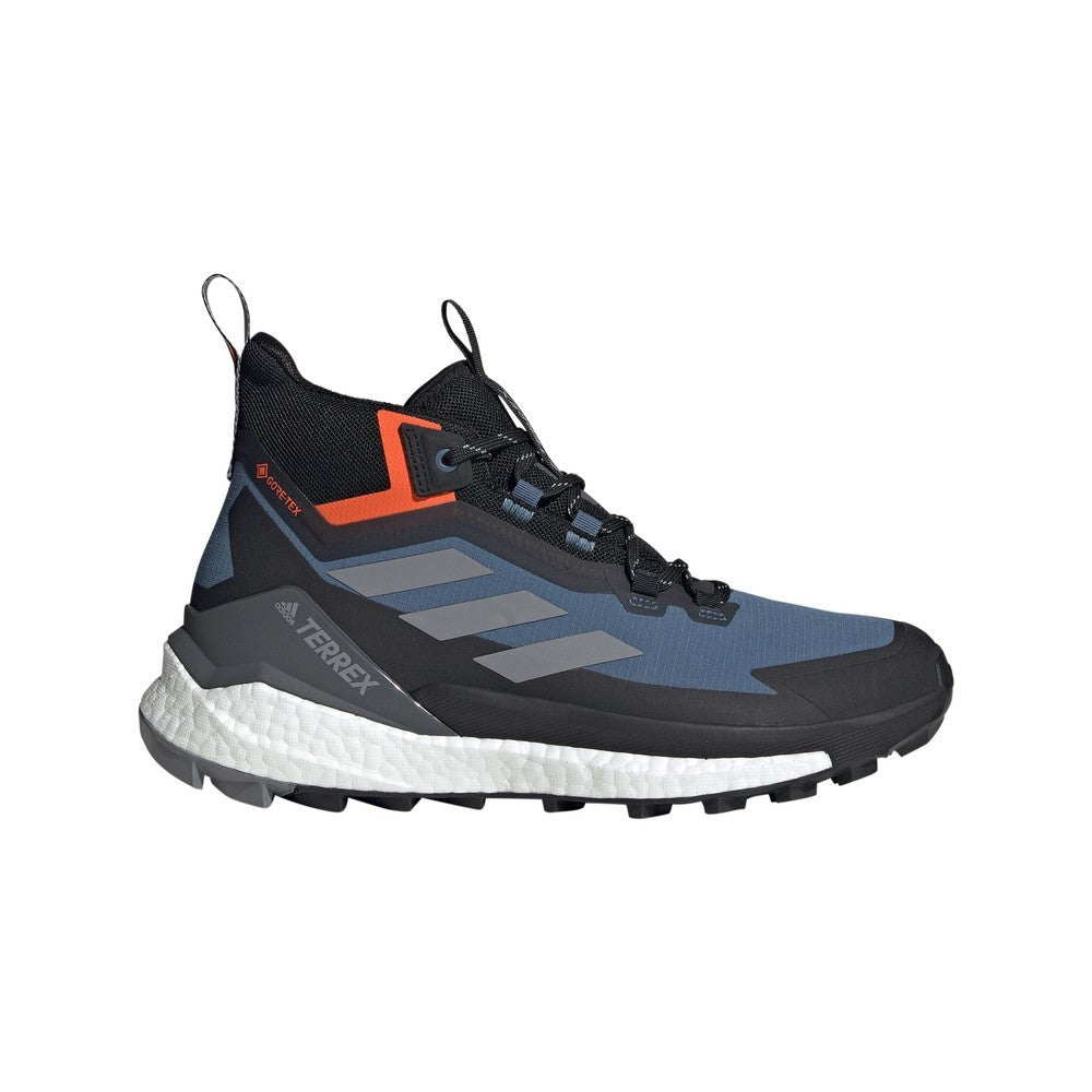 Terrex Free Hiker 2 GTX Shoes Mens - Wonder Steel/Grey Three/Impact Oran