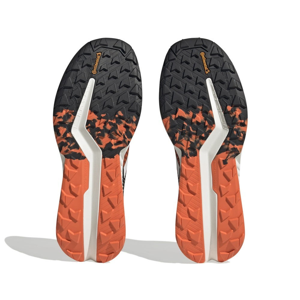 Terrex Soulstride Flow Shoes Mens - Core Black/Crystal White/Impact Orange