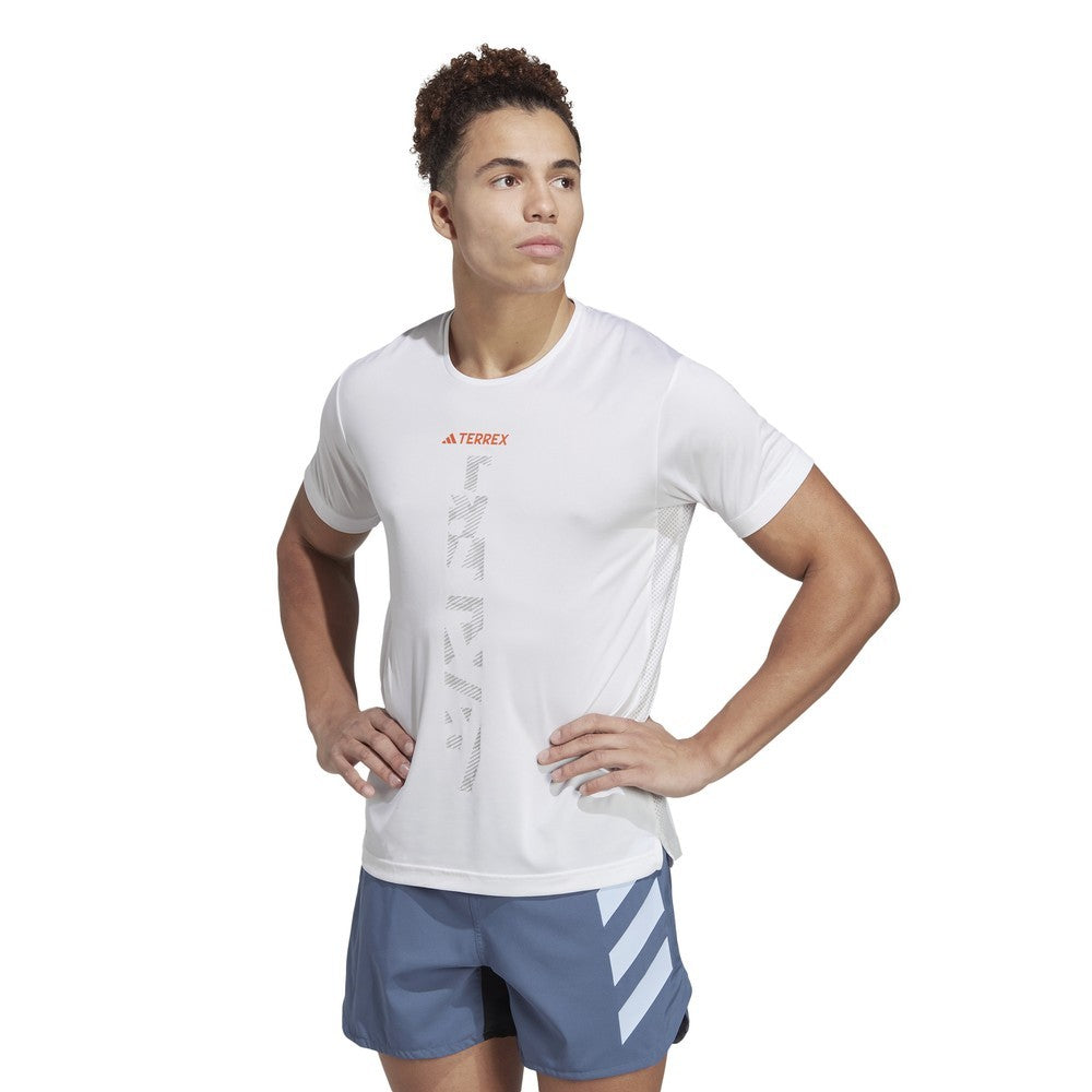 Agravic Trail Running T-Shirt Mens - White