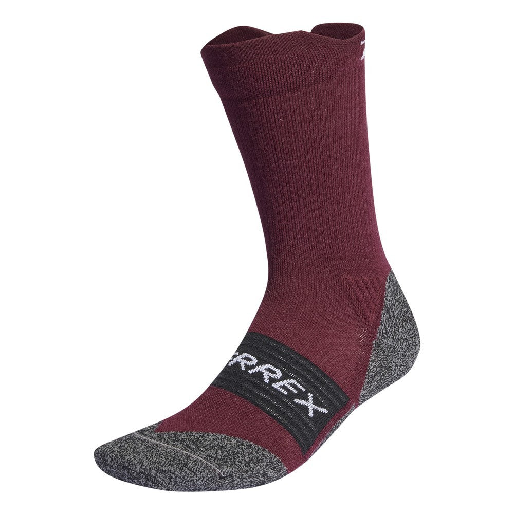Cold.Rdy Crew Wool Socks - Shadow Red/White/Black