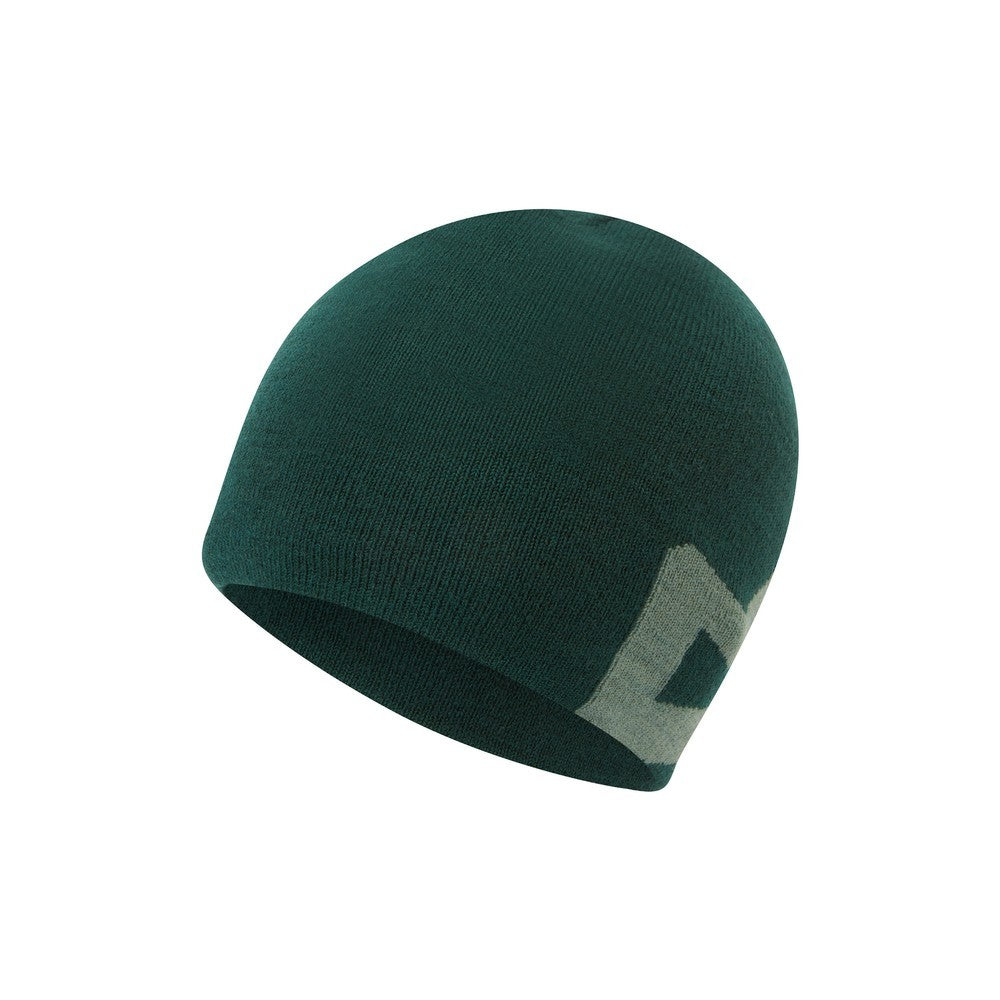 Branded Knitted Beanie Mens - Pine/Sage