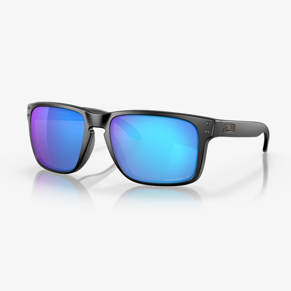 Holbrook XL Sunglasses - Matte Black W/Prizm Sapphire Polarised