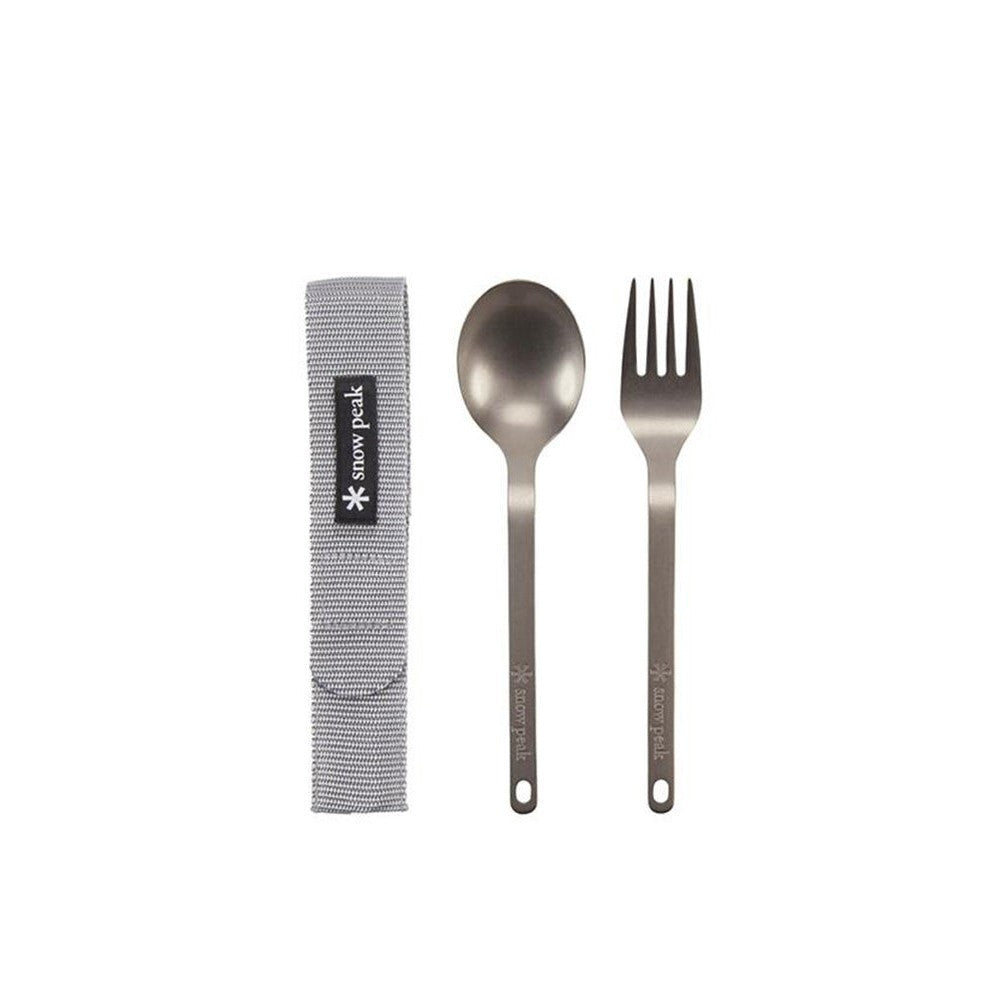 Titanium Fork &amp; Spoon Set