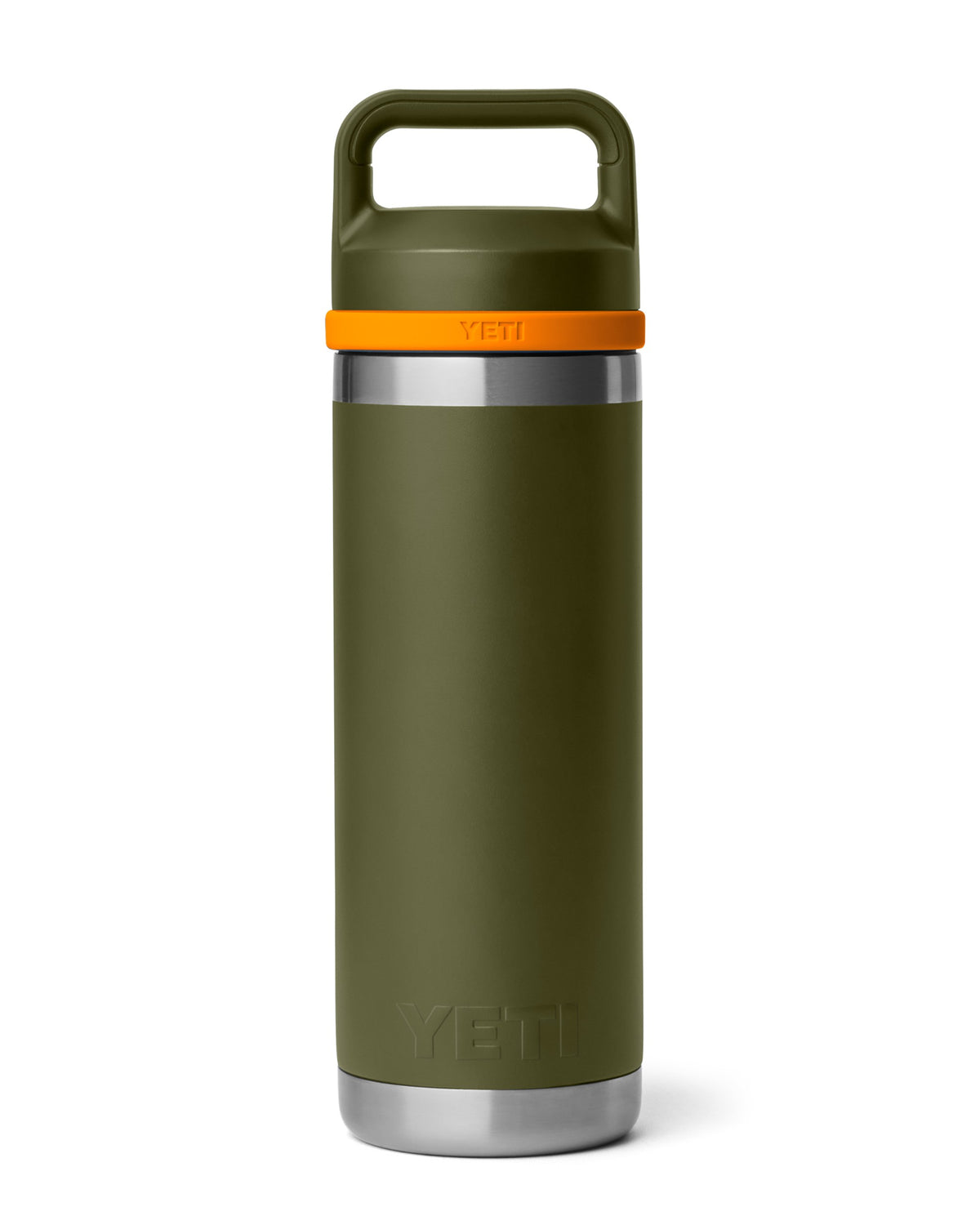 Rambler 18oz Colour Chug Bottle - Olive/King Crab Orange
