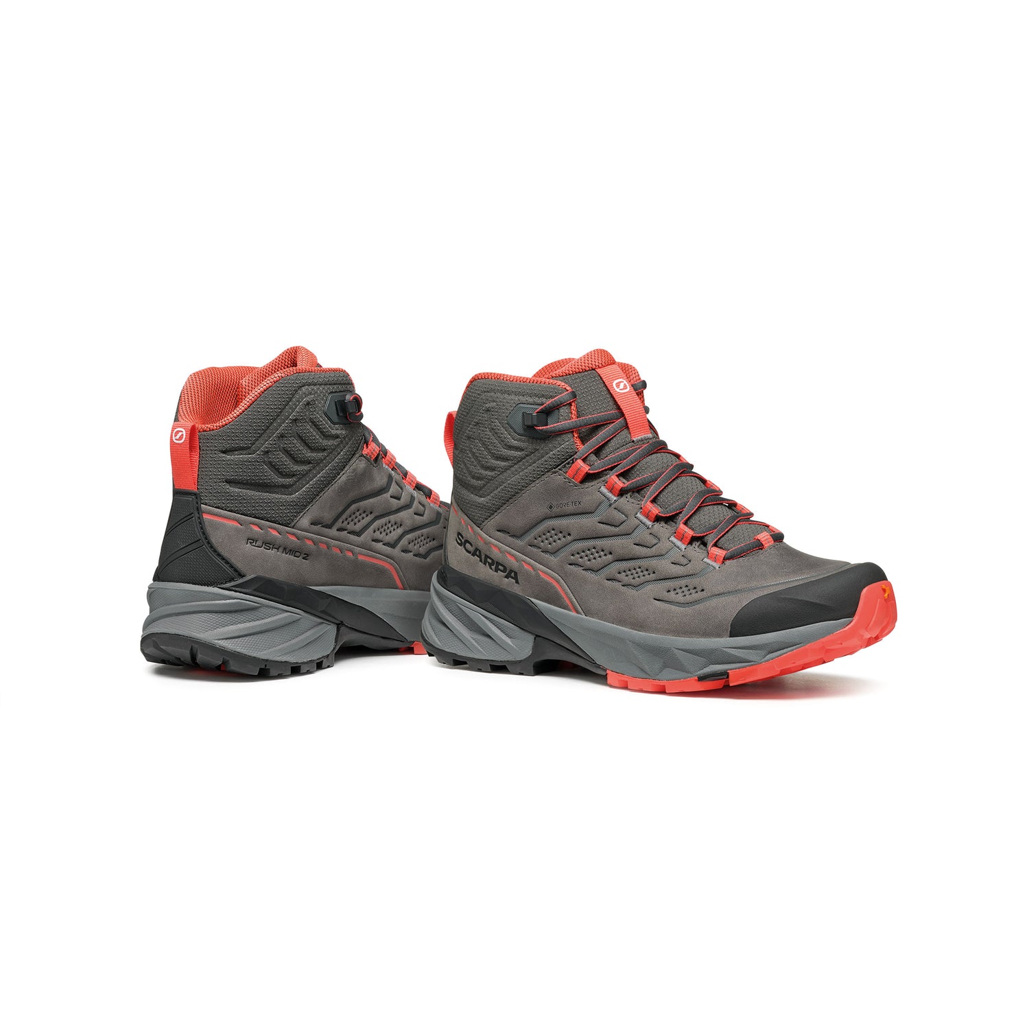 Rush 2 Pro Mid GTX Womens - Titanium-Coral