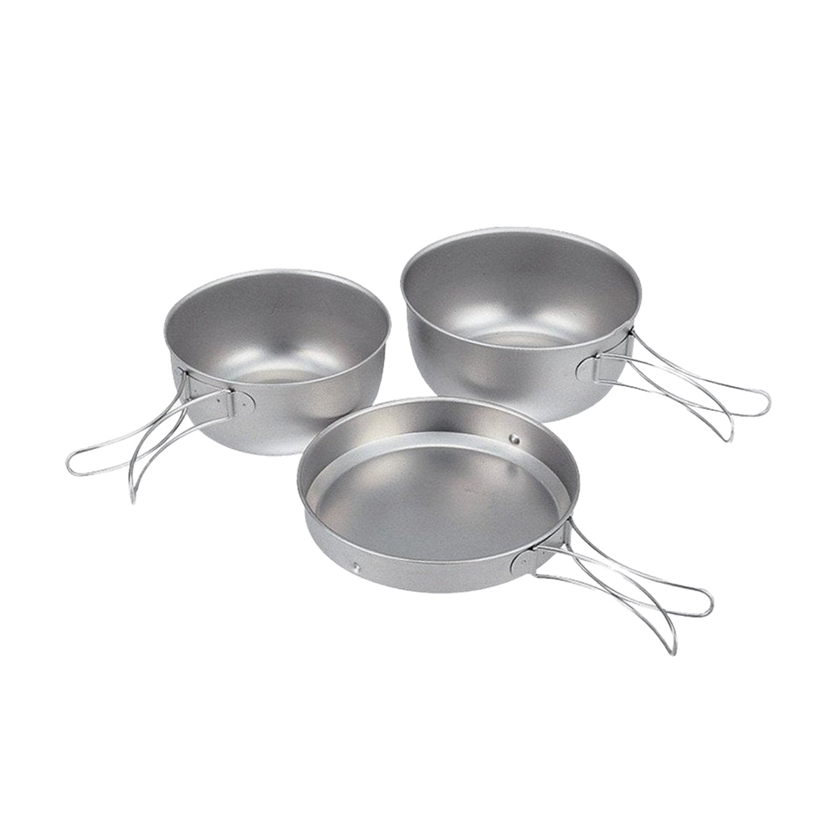 Titanium 3-Piece Set With Case - 3-Piece