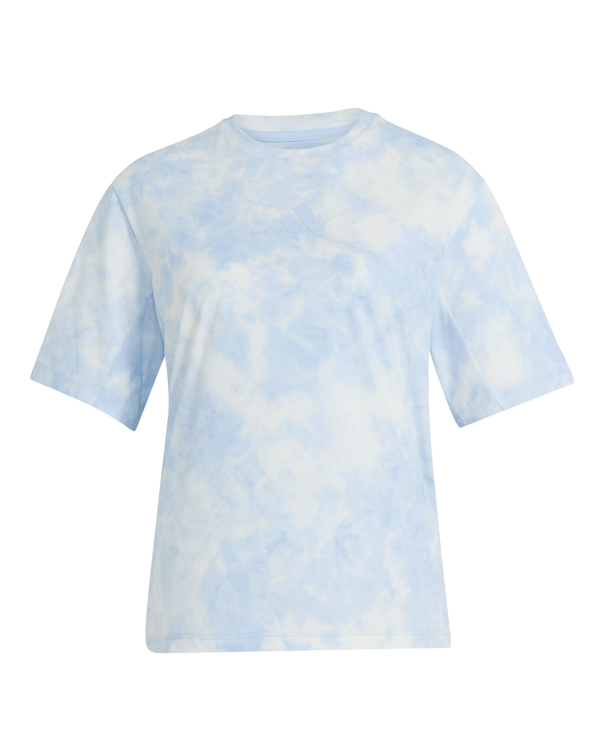 Multi Tee Spray Dye Womens - White/Glow Blue