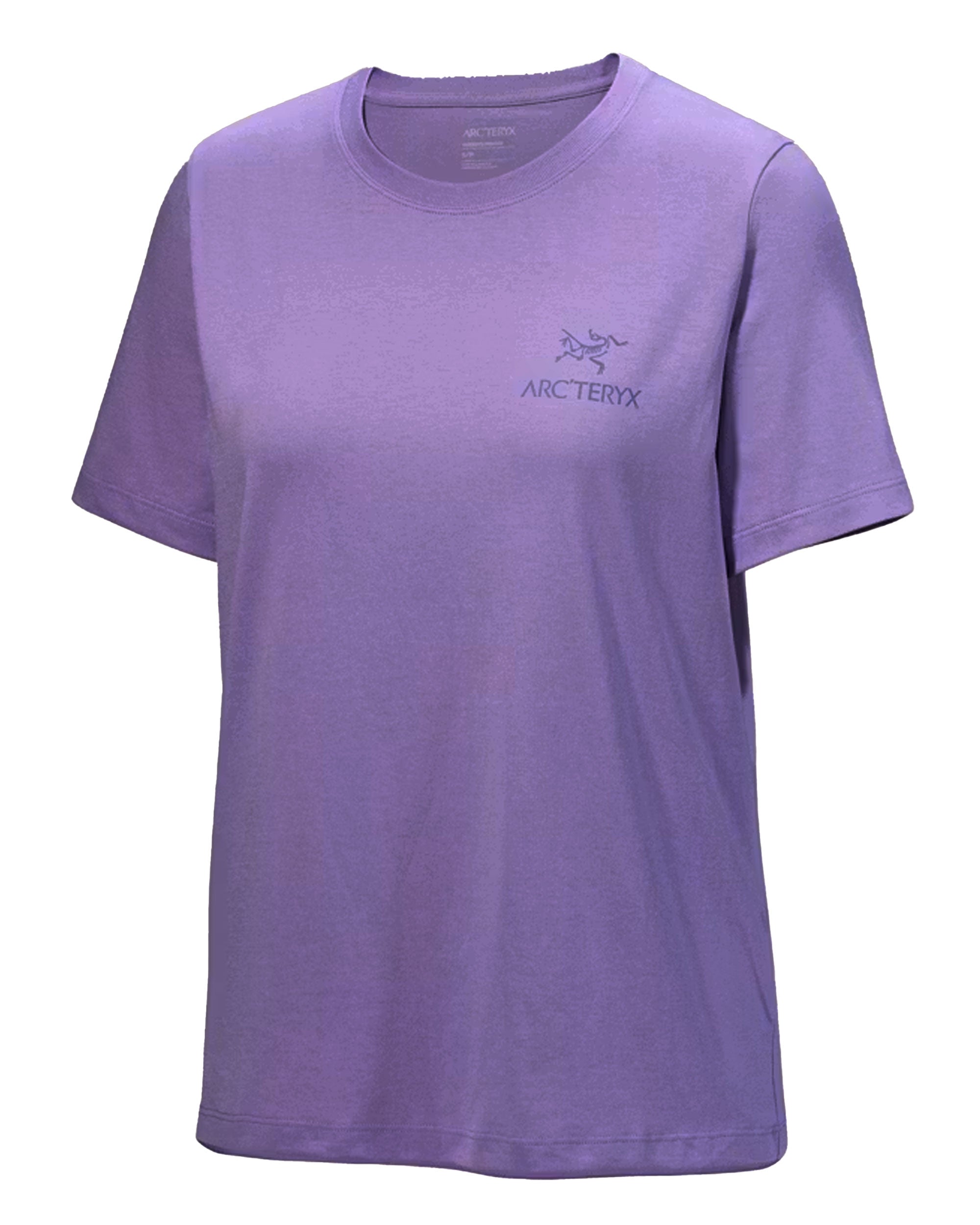 Kragg SL Cotton Emblem Crew SS Womens  - Aster