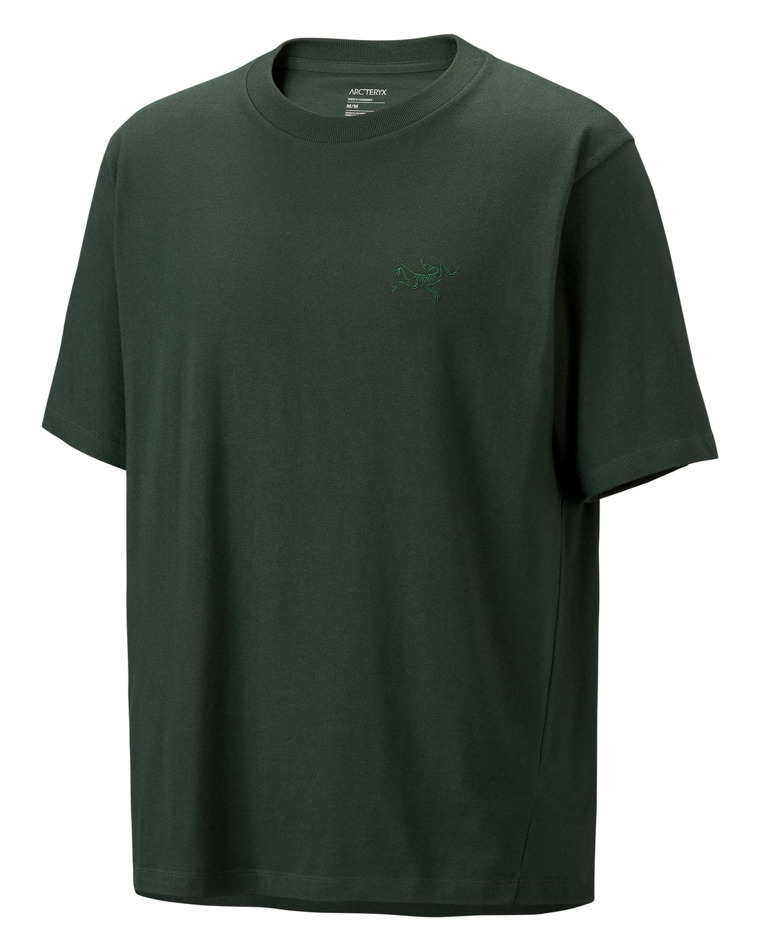 Kragg Cotton Emblem SS Mens - Dark Jade