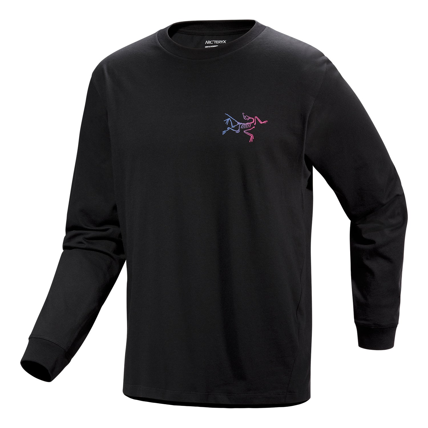 Kragg  Cotton Heavy Weight Long Sleeve Tee  - Black/Multi