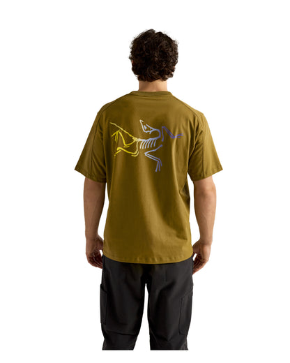 Kragg Cotton Logo Shirt SS Mens - Bracken