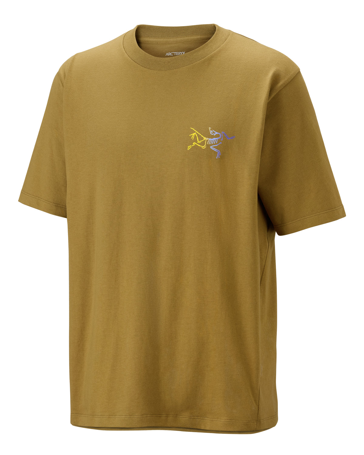 Kragg Cotton Logo Shirt SS Mens - Bracken