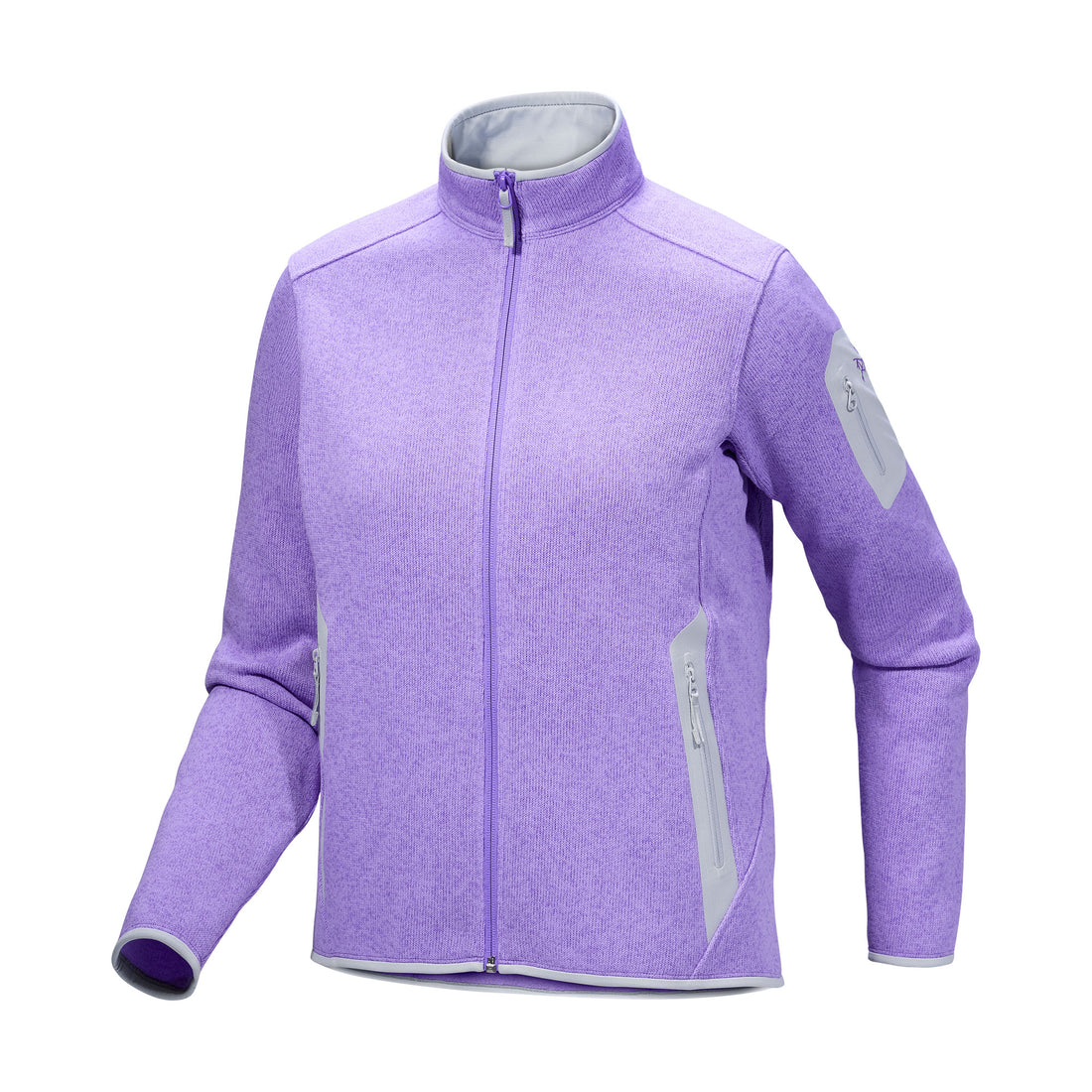 Covert Cardigan Womens - Aster Heather/Solitude