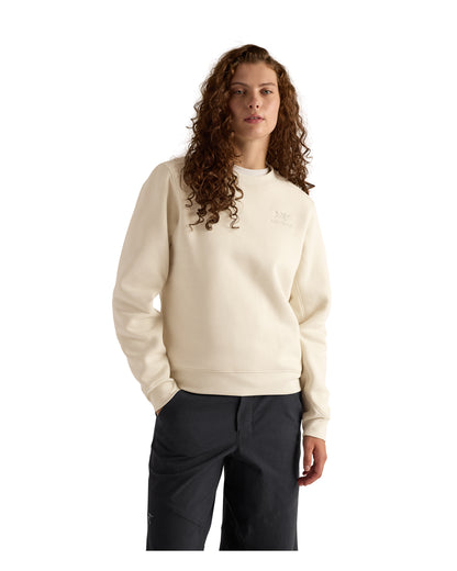 Emblem Fleece Crew Womens - Sea Salt