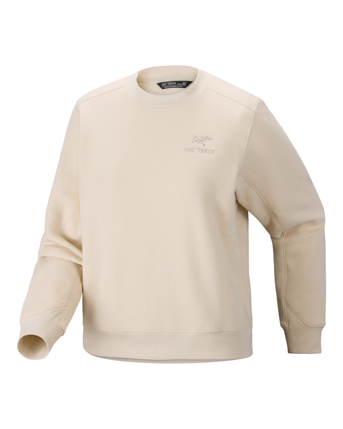 Emblem Fleece Crew Womens - Sea Salt