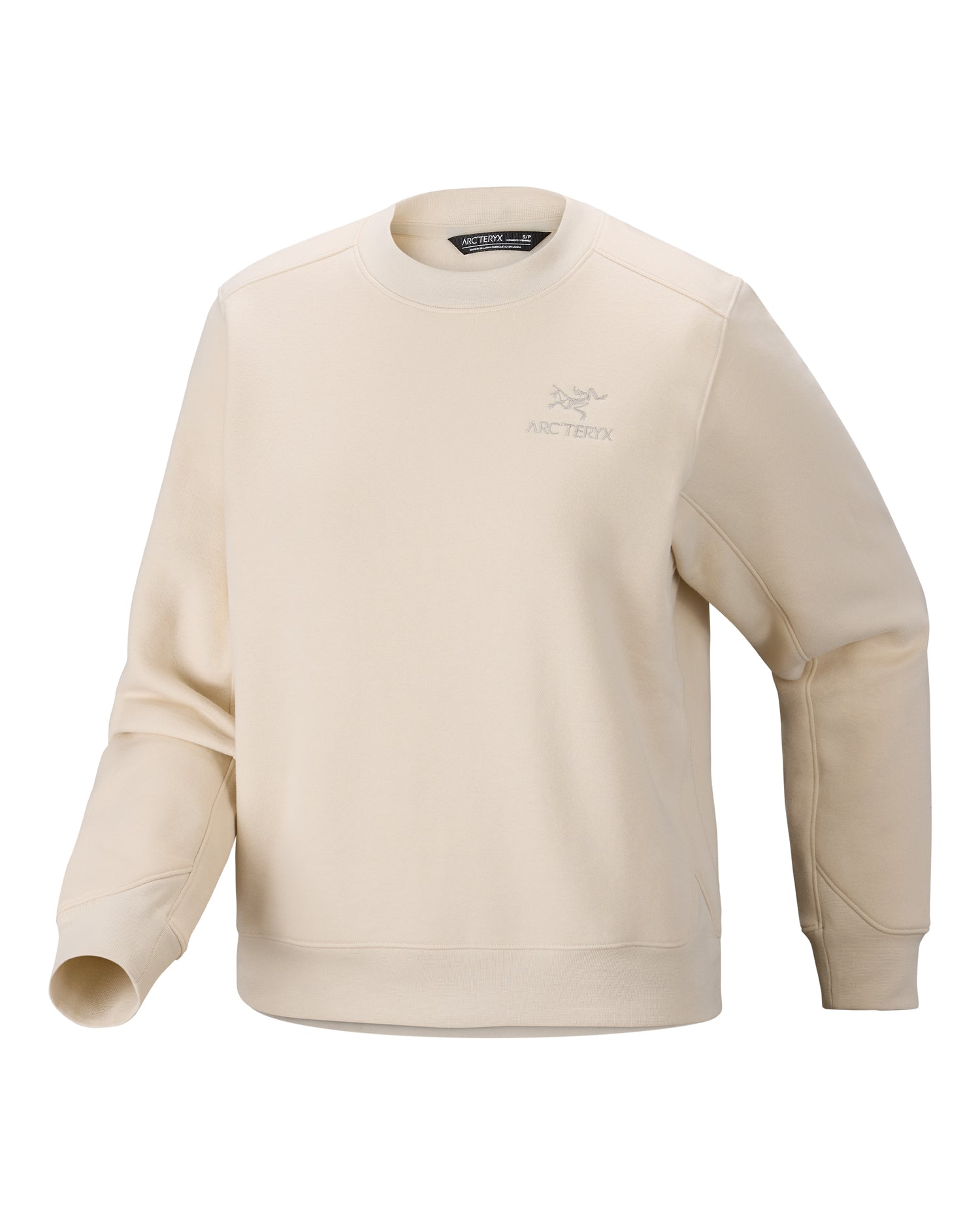 Emblem Fleece Crew Womens - Sea Salt