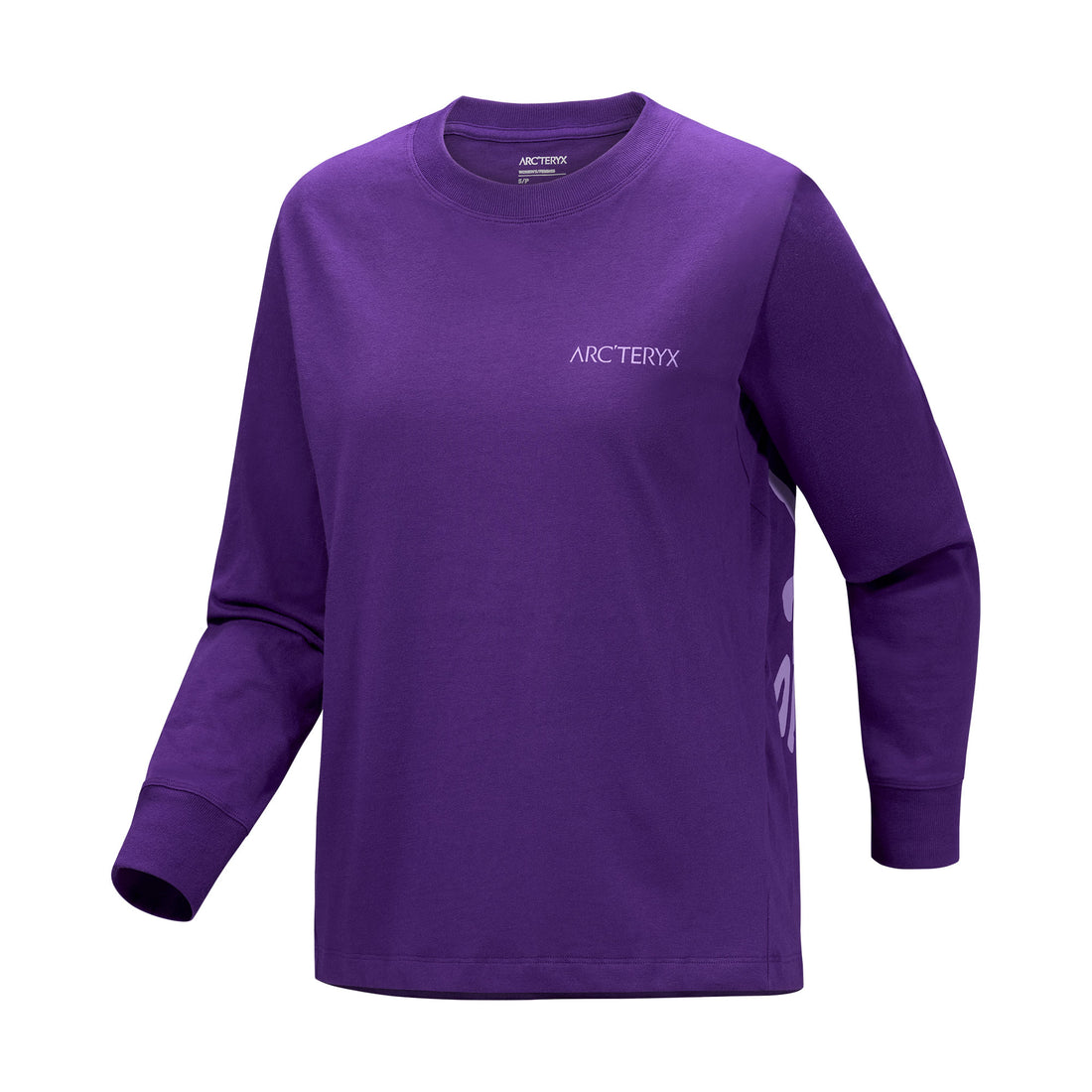 Kragg Cotton Crew LS T-Shirt Womens - Azalea/Aster