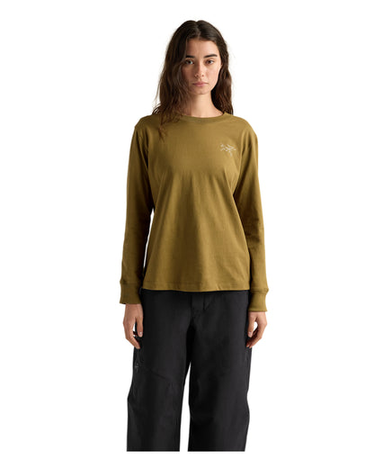 Kragg Cotton 1989 Crew LS Womens - Bracken/Sea Salt