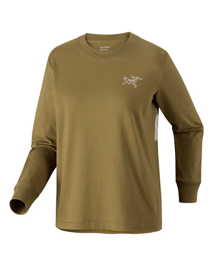 Kragg Cotton 1989 Crew LS Womens - Bracken/Sea Salt