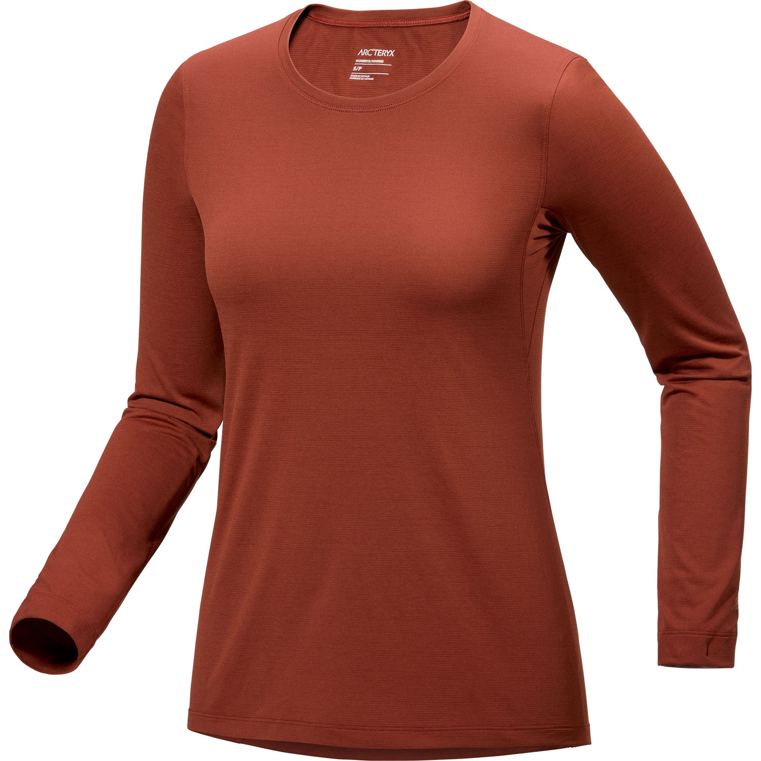 Taema Crew Long Sleeve Womens - Sequoia Heather