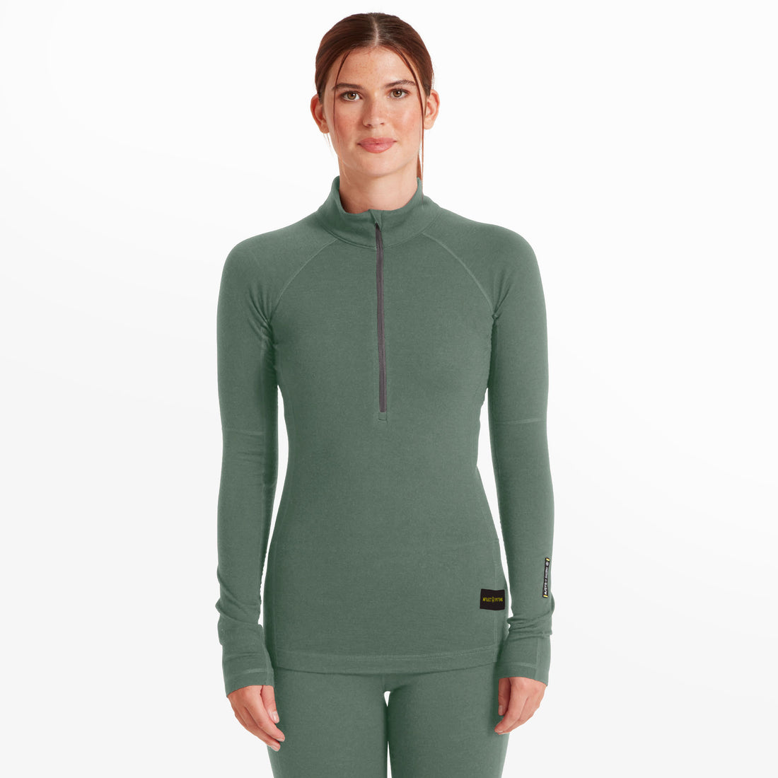 Flatiron 185 1/4 Zip Womens - Sagebrush