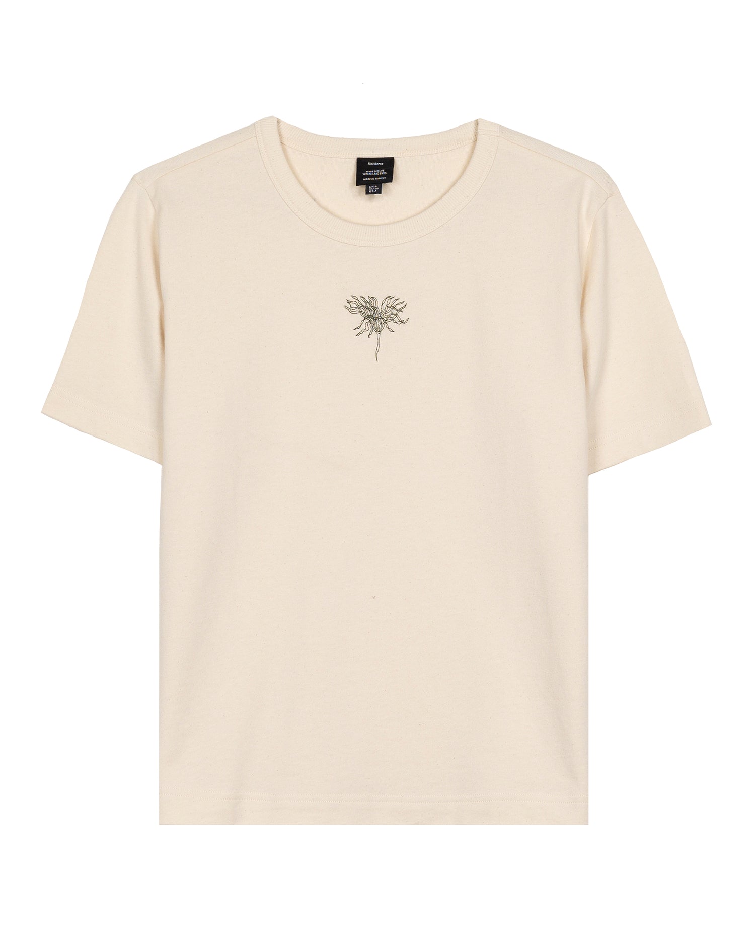 Floral Marine Orca SS Tee Womens - Natural Ecru