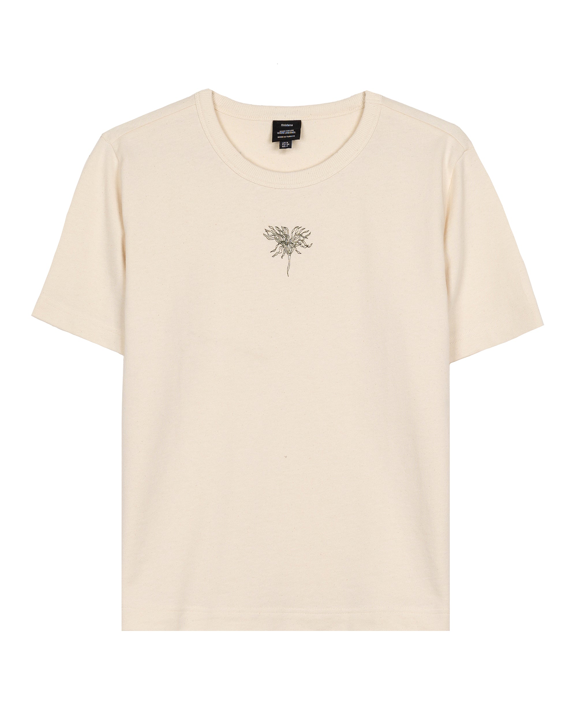 Floral Marine Orca SS Tee Womens - Natural Ecru